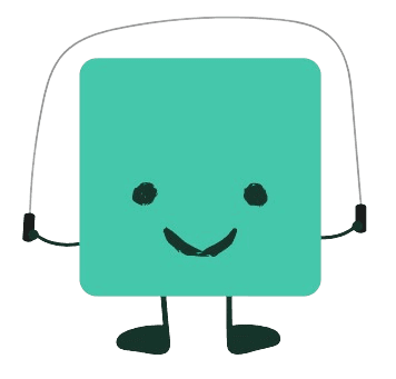 Mascote Fluence representando Valores - Ilustração dos valores da clínica